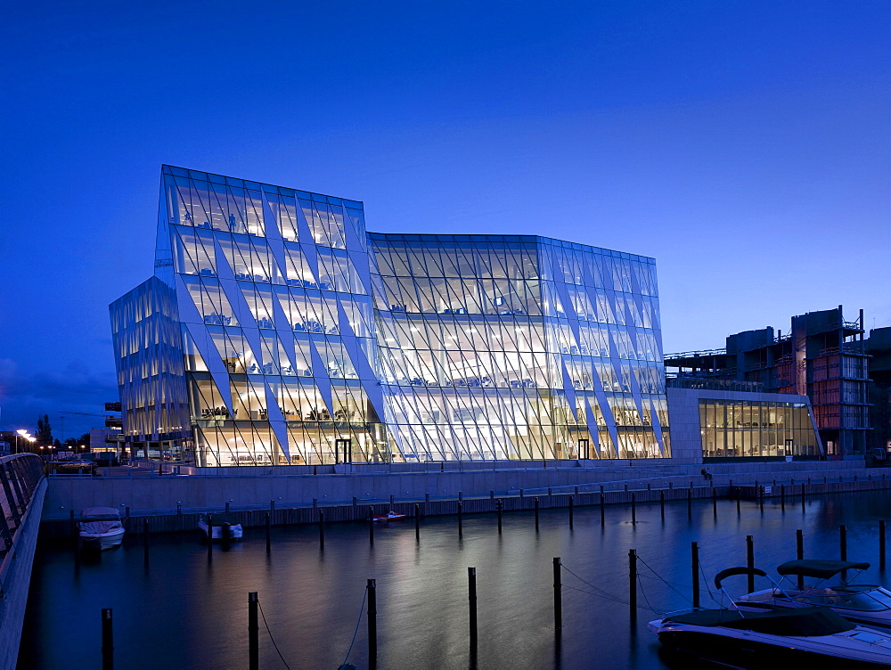 Saxo Bank, architects 3XN, Hellerup, Copenhagen. Denmark, Scandinavia, Europe