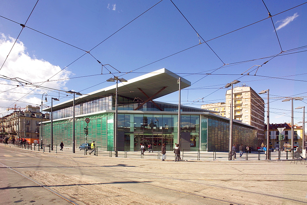 Ex Padiglione dell' Abbigliamento, architect Massimiliano Fuksas, Turin, Piedmont, Italy, Europe