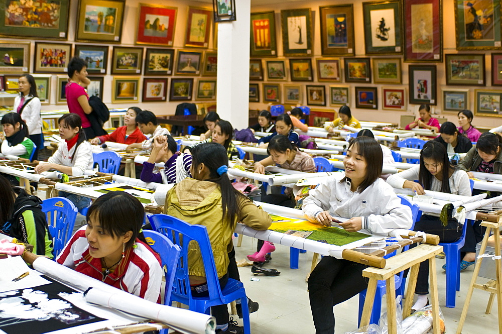 Government painting school, Hanoi, Vietnam, Indochina, Southeast Asia, Asia