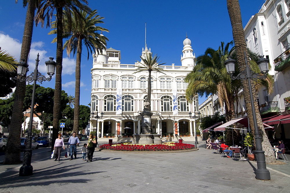 Colonial buildings in Las Palmas, Gran Canaria, Canary Islands, Spain, Europe