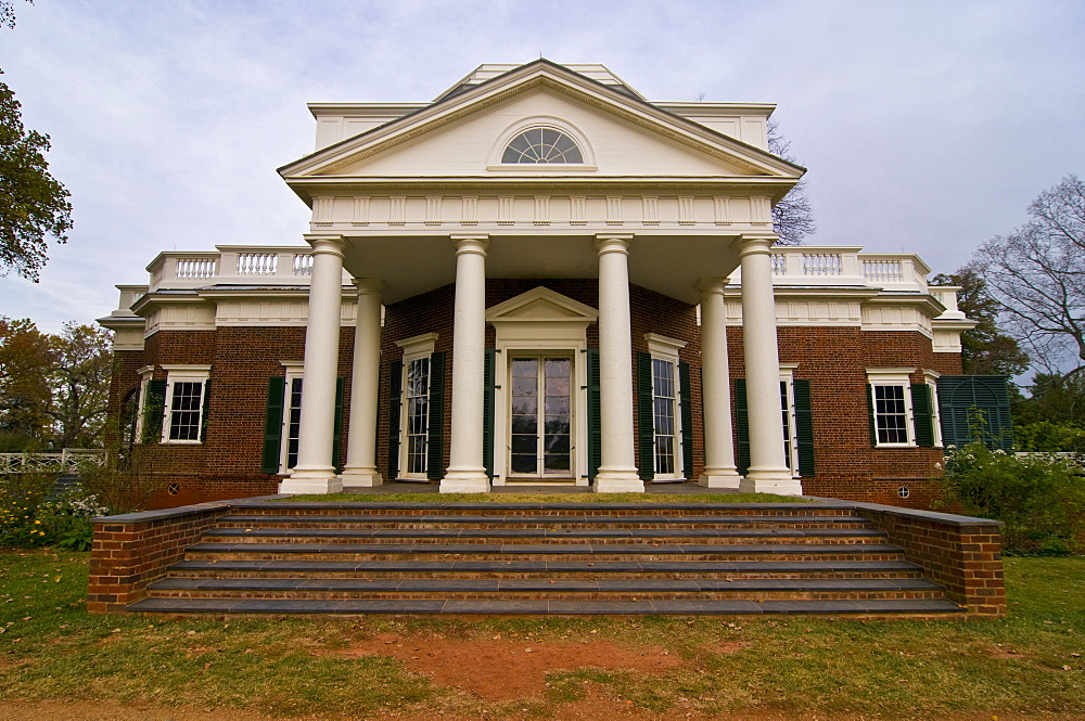 The estate of Thomas Jefferson, Monticello, Virginia, United States of America, North America