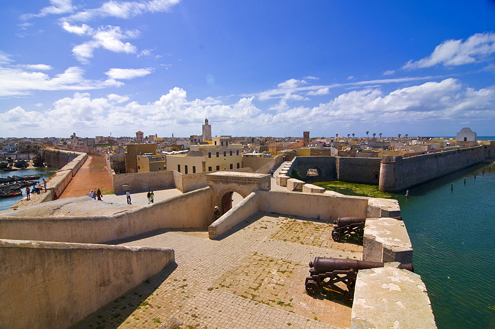 The Portuguese fortified city of Mazagan now called El Jadida, UNESCO World Heritage Site, Morocco, North Africa, Africa