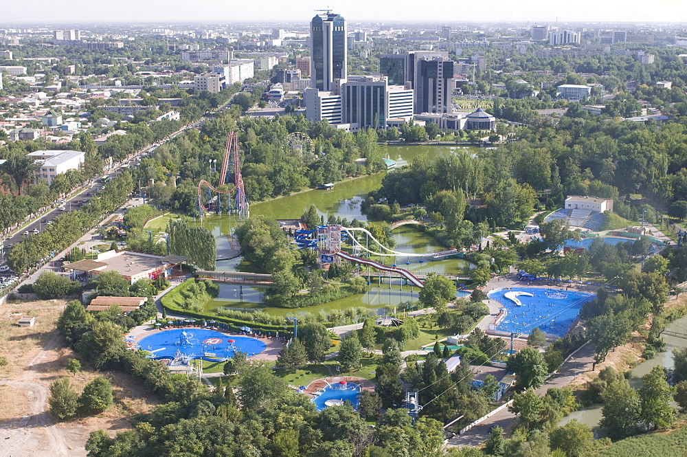 View over Tashkent from the TV Tower, Tashkent, Uzbekistan, Central Asia