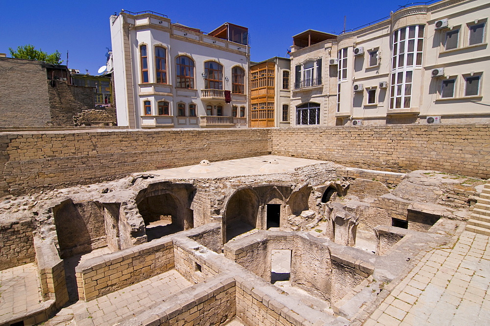 Old hamam at the Shirvanshah Palace, UNESCO World Heritage Site, Baku, Azerbaijan, Central Asia, Asia