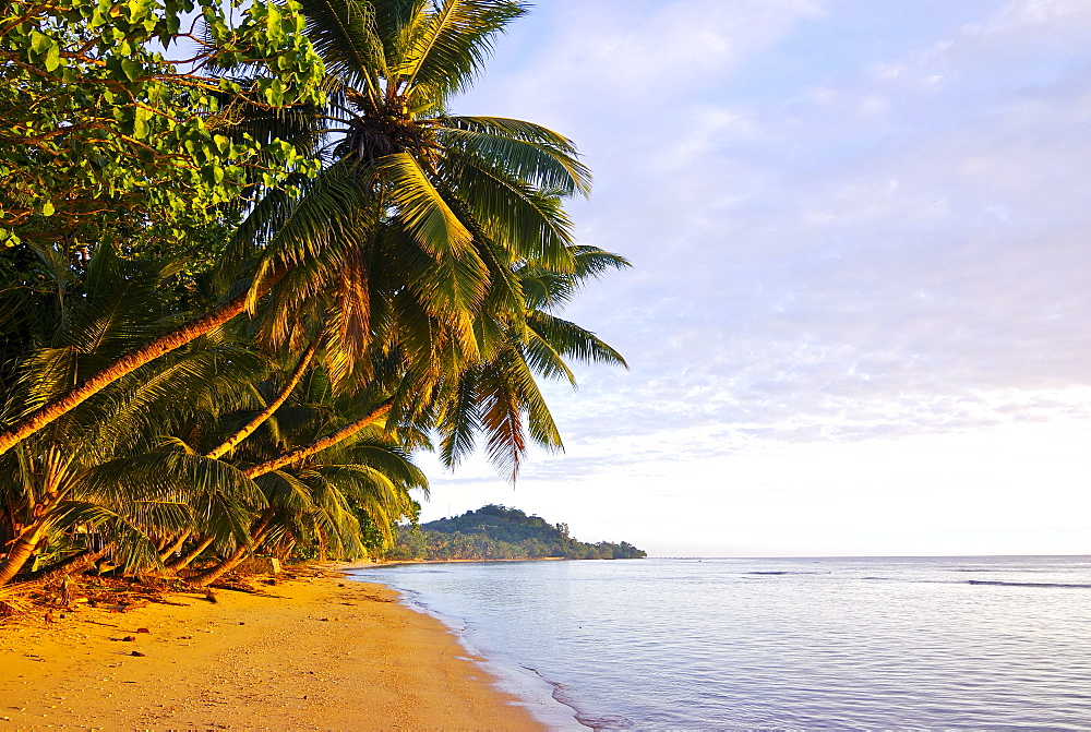 Idyllic sandy beach and clean water at Ile Sainte Marie, Madagascar, Indian Ocean, Africa