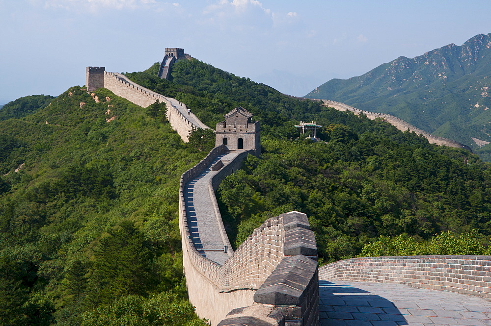 The Great Wall of China at Badaling, UNESCO World Heritage Site, China, Asia