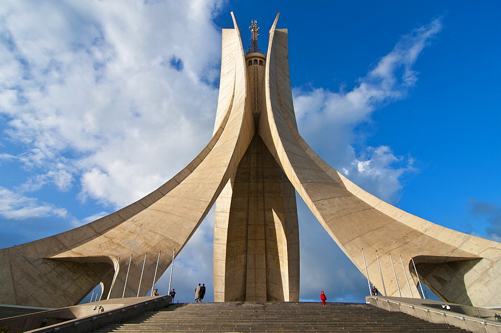 The Martyrs monument, Algiers, Algeria, North Africa, Africa