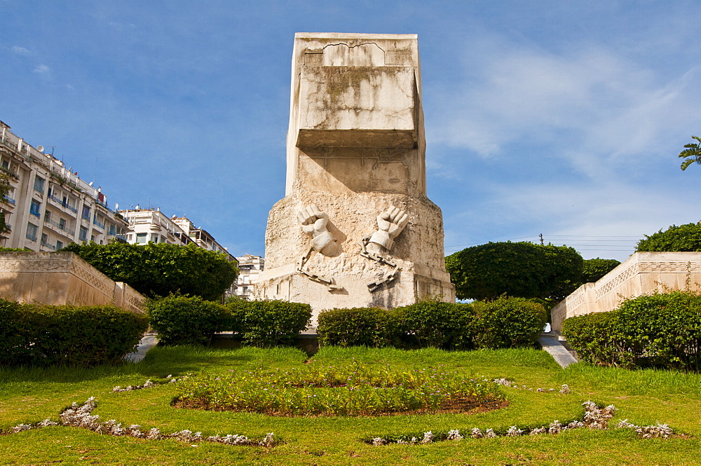 Liberation monument on the Boulevard Khemish Mohamed, Algiers, Algeria, North Africa, Africa