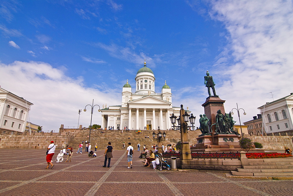 The Lutheran cathedral in Helsinki, Finland, Scandinavia, Europe