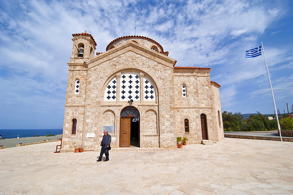 Little church on the Akamas peninsula, Cyprus, Europe