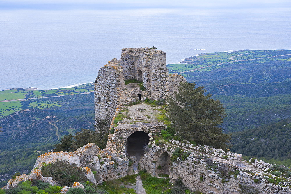 Crusader castle, Kantara, Turkish part of Cyprus, Cyprus, Europe