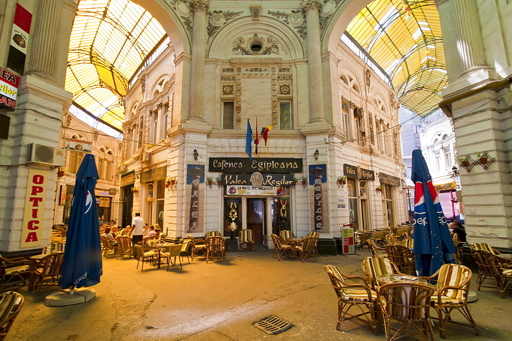 Covered passage Bucharest, Romania, Europe