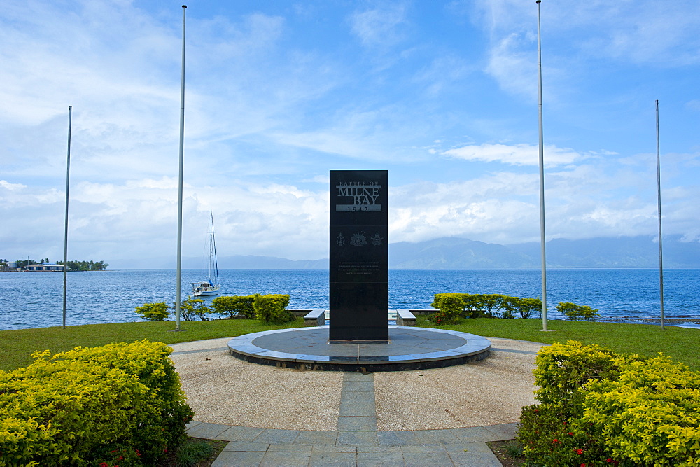 War Memorial in Milne Bay, Alotau, Papua New Guinea, Pacific