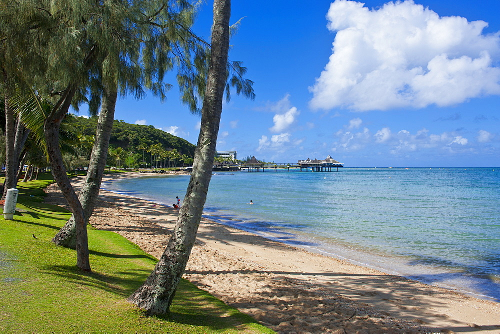 Beach in Noumea, New Caledonia, Melanesia, South Pacific, Pacific