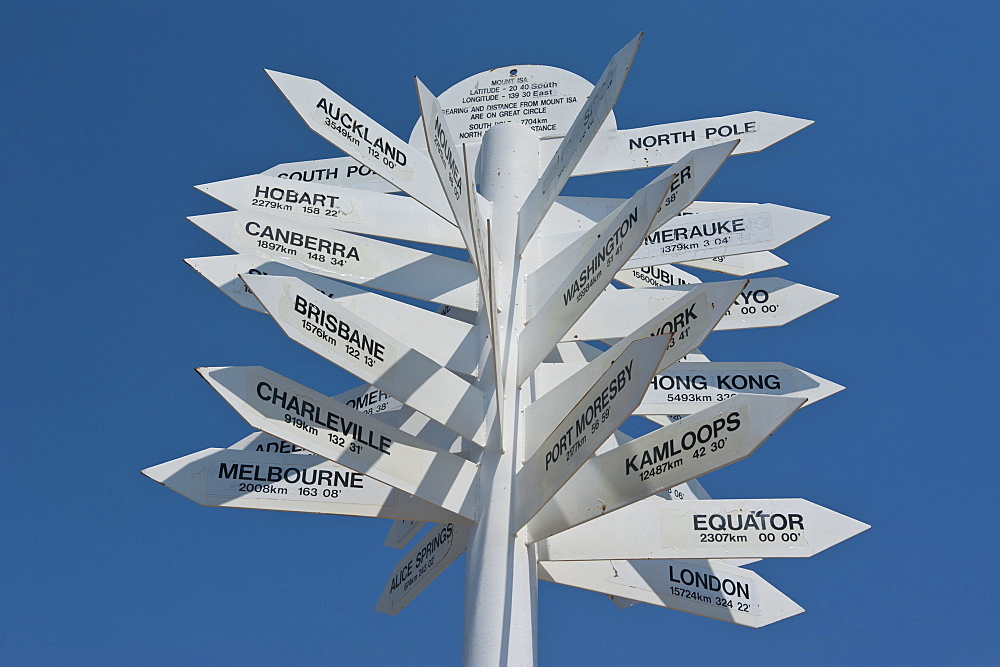 Town signs around the world, Mount Isa, Queensland, Australia, Pacific