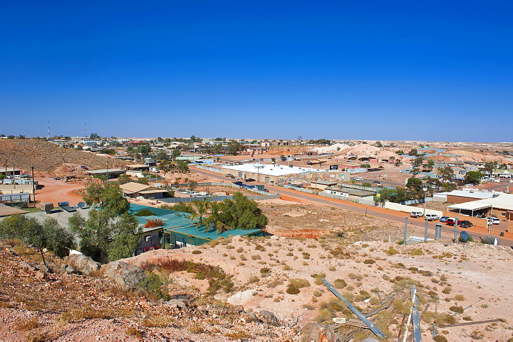 View over Coober Pedy, South Australia, Australia, Pacific