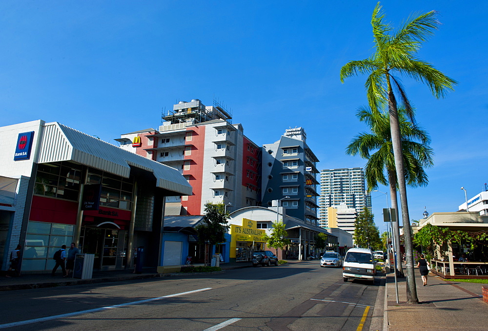 Business district of Darwin, Northern Territory, Australia, Pacific