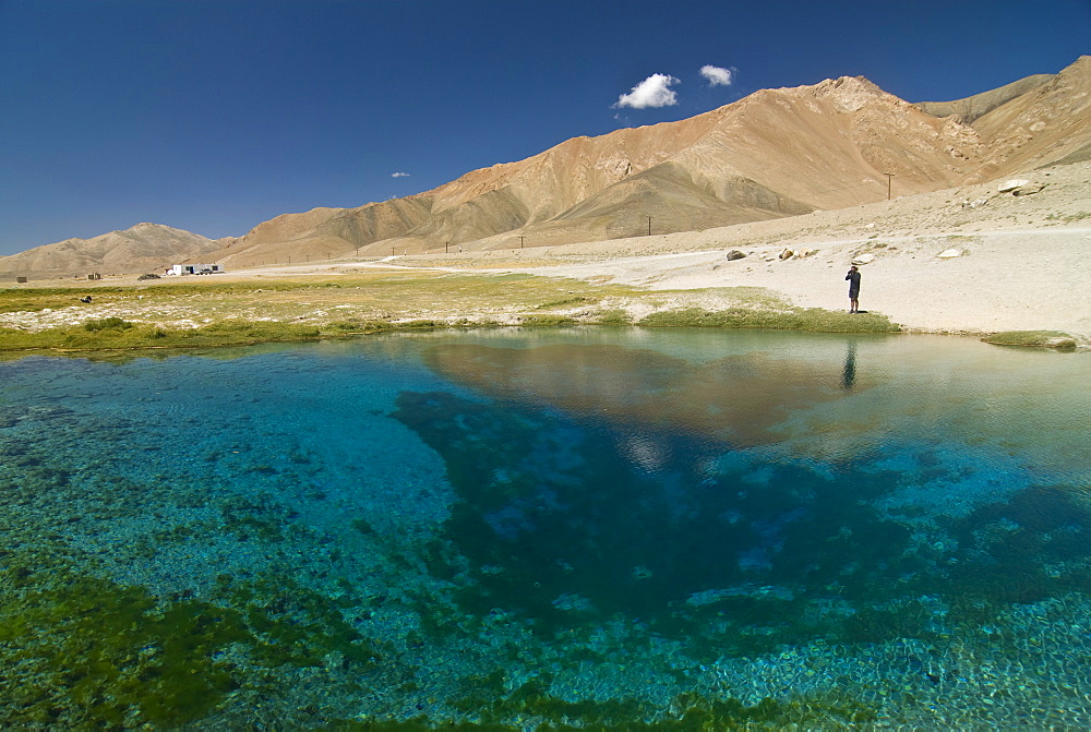 Spring Ak Balyk, the Pamirs, Tajikistan, Central Asia, Asia