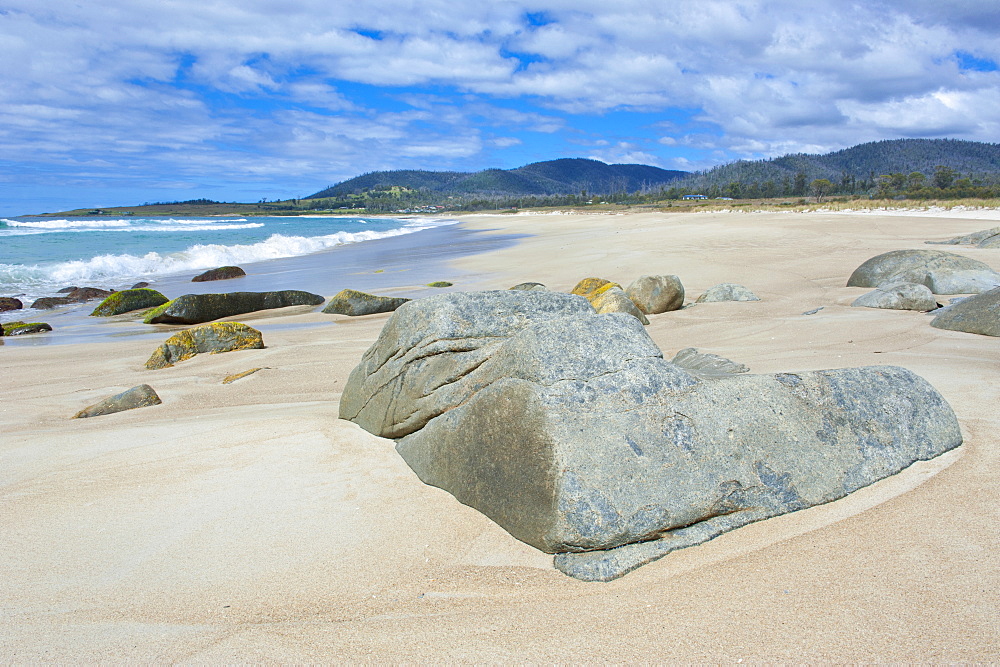 Lonely Beach on the East Coast of Tasmania, Australia, Pacific 