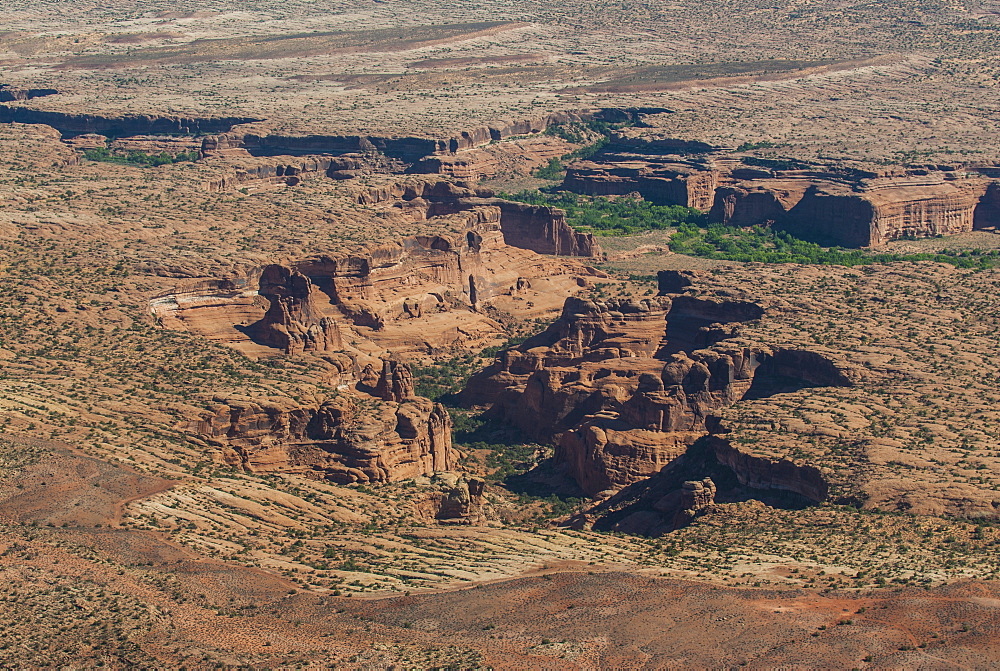 Aerial view, Canyonlands National Park, Utah, United States of America, North America