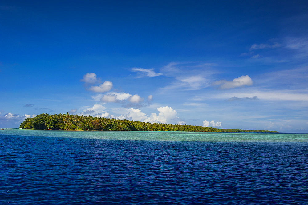 Little islet in the Ant Atoll, Pohnpei, Micronesia, Pacific