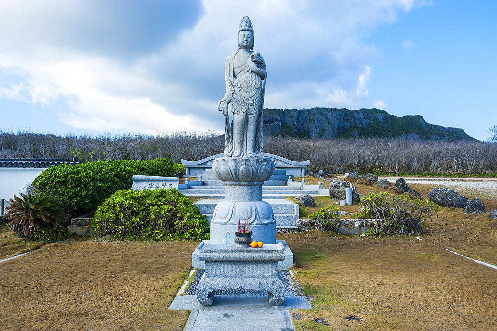 World War II memorial at the Banzai Cliffs on Saipan, Northern Marianas, Central Pacific, Pacific