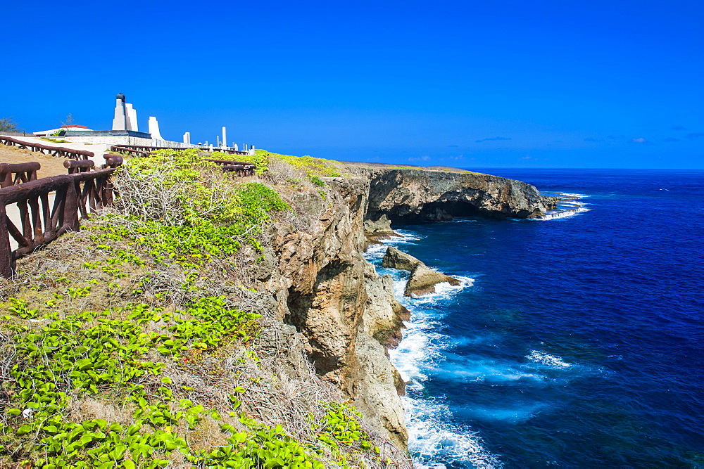 Banzai cliffs on Saipan, Northern Marianas, Central Pacific, Pacific