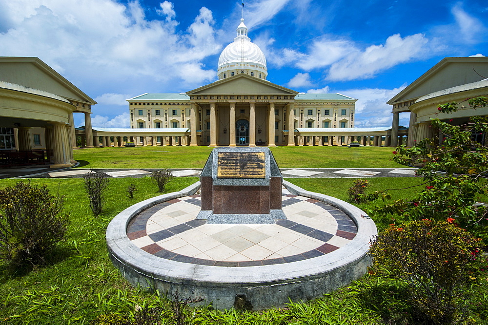 Parliament building of Palau on the Island of Babeldoab, Palau, Central Pacific, Pacific