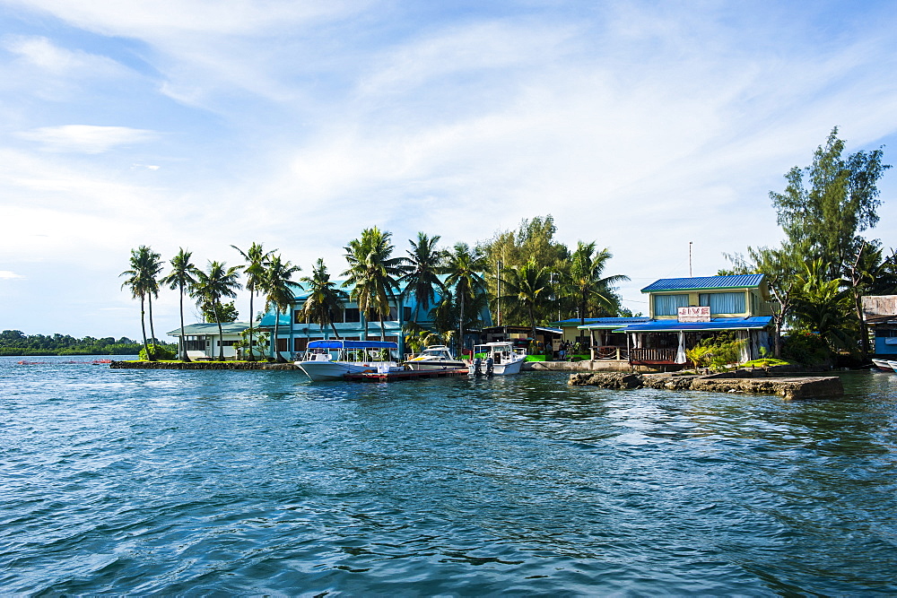 The harbour of Koror, Palau, Central Pacific, Pacific