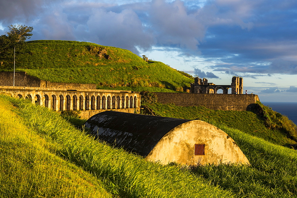 Brimstone Hill Fortress, UNESCO World Heritage Site, St. Kitts, St. Kitts and Nevis, Leeward Islands, West Indies, Caribbean, Central America 