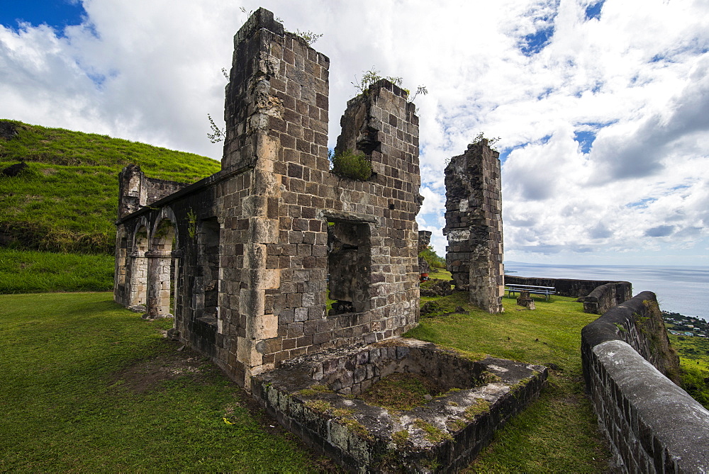 Brimstone Hill Fortress, UNESCO World Heritage Site, St. Kitts, St. Kitts and Nevis, Leeward Islands, West Indies, Caribbean, Central America 