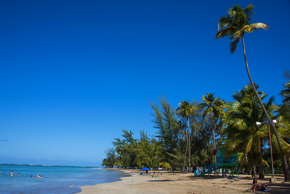 Luquillo Beach, Puerto Rico, West Indies, Caribbean, Central America 