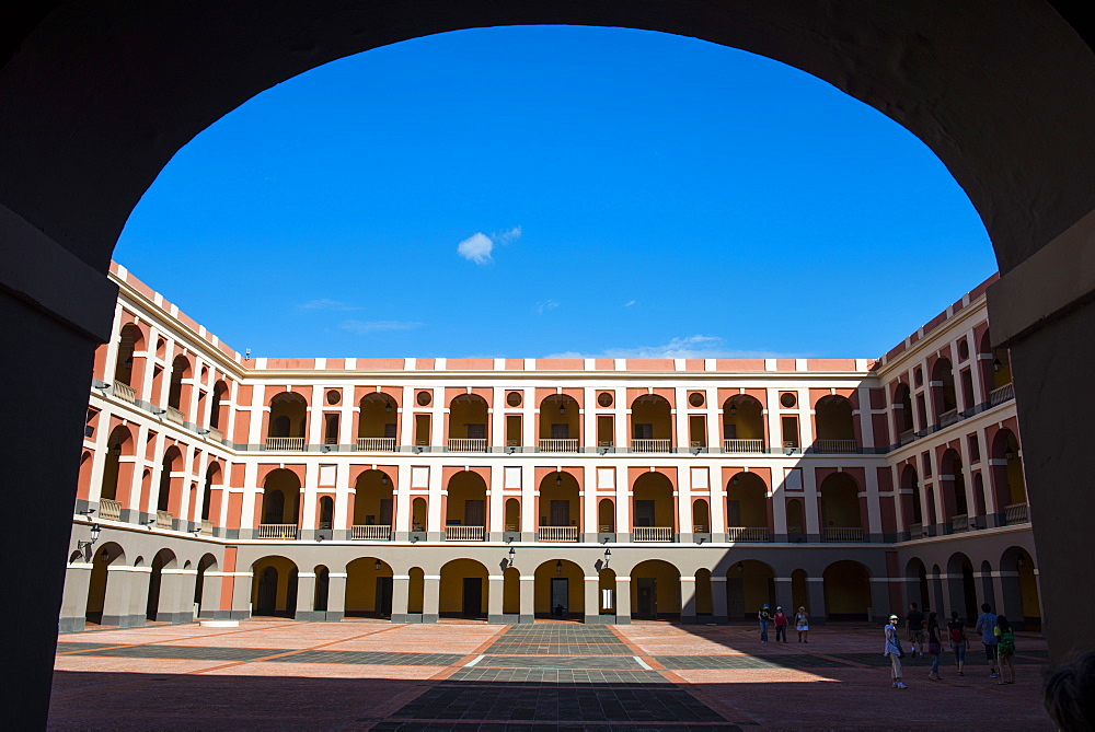 Ballaja Barracks, Museum of Americas highlights colourful folk art, old town of San Juan Historic Site, UNESCO World Heritage Site, Puerto Rico, West Indies, Caribbean, Central America 