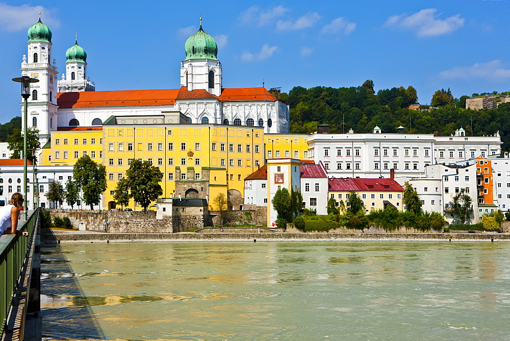 River Danube, Passau, Bavaria, Germany, Europe 