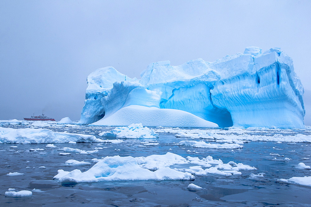 Iceberg in the Antarctic waters, Enterprise Island, Antarctica, Polar Regions 