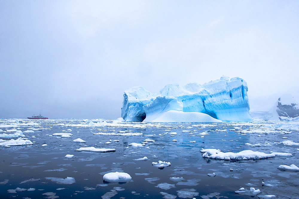 Iceberg in the Antarctic waters, Enterprise Island, Antarctica, Polar Regions 