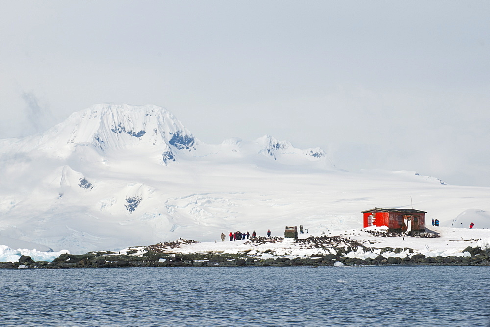 Argentinean research station on Mikkelson Island, Antarctica, Polar Regions  