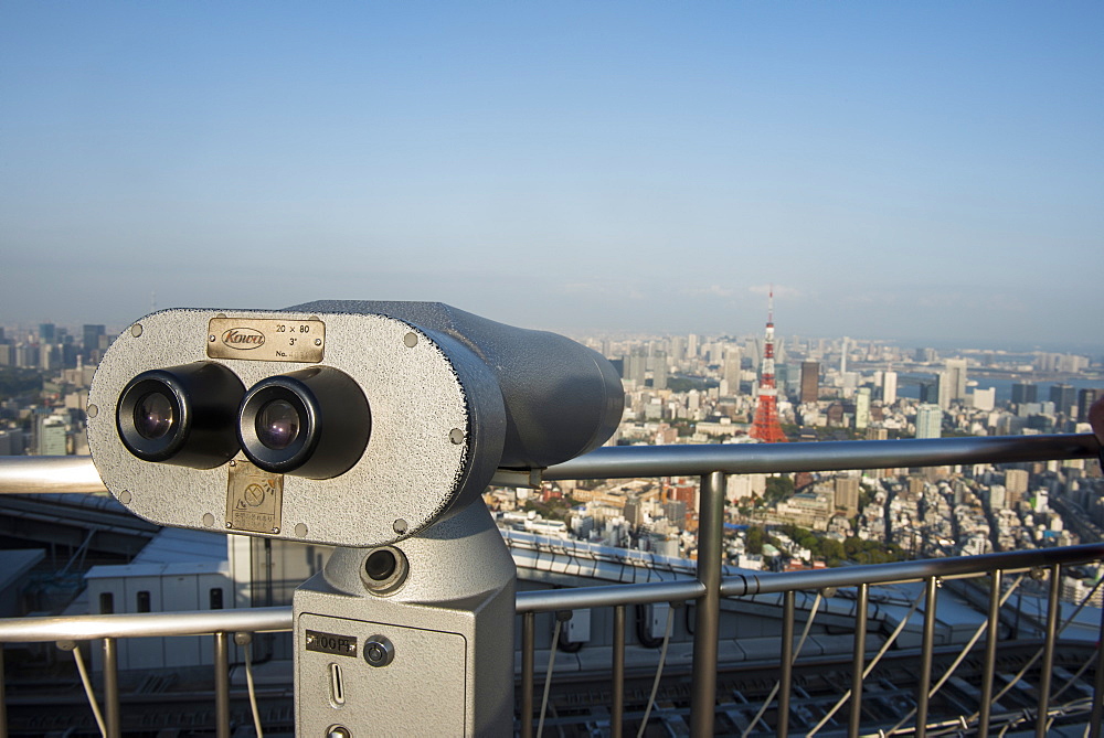 View over Tokyo from the Roppongi Hills, Tokyo, Japan, Asia