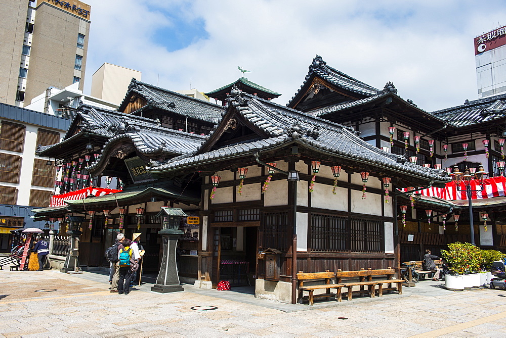 Dogo Onsen old spa, Matsuyama, Shikoku, Japan, Asia