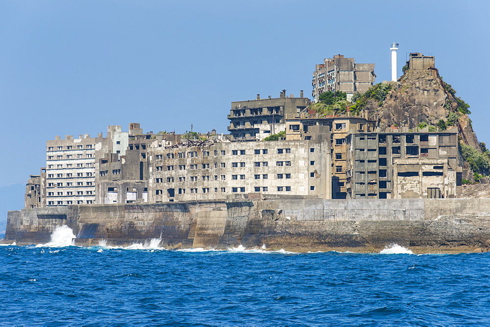 Hashima Island Gunkanjima (Warship Island), Nagasaki, Kyushu, Japan, Asia