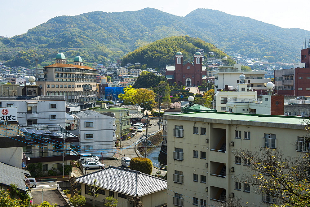 View of Nagasaki, Kyushu, Japan, Asia