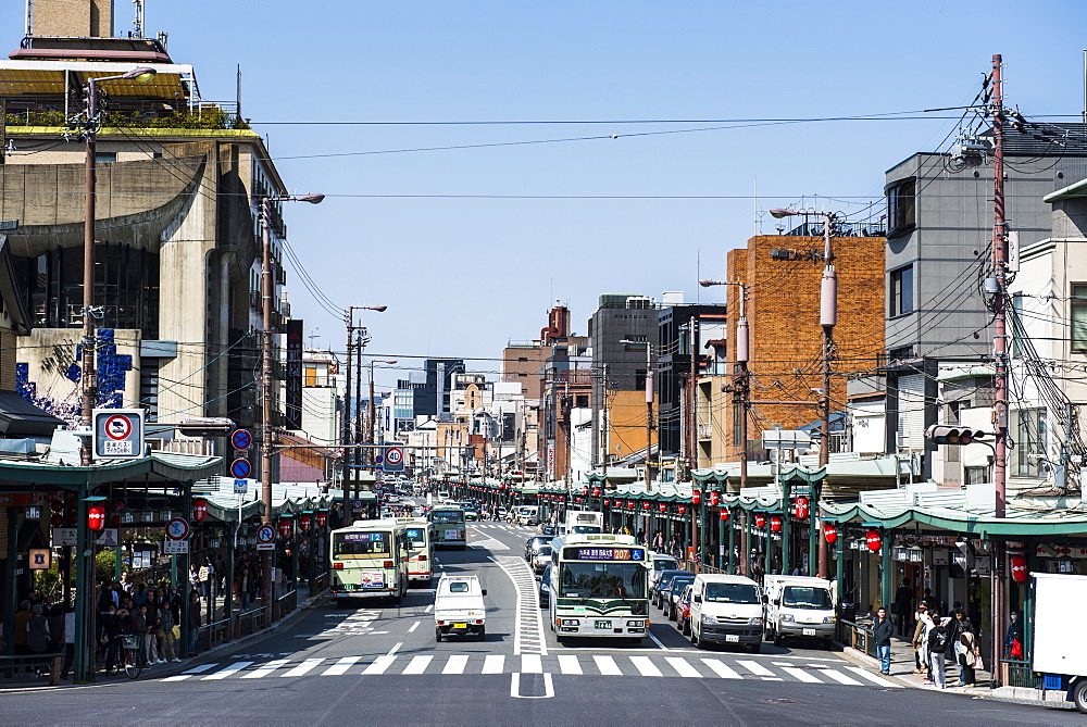 Street scene, Kyoto, Japan, Asia