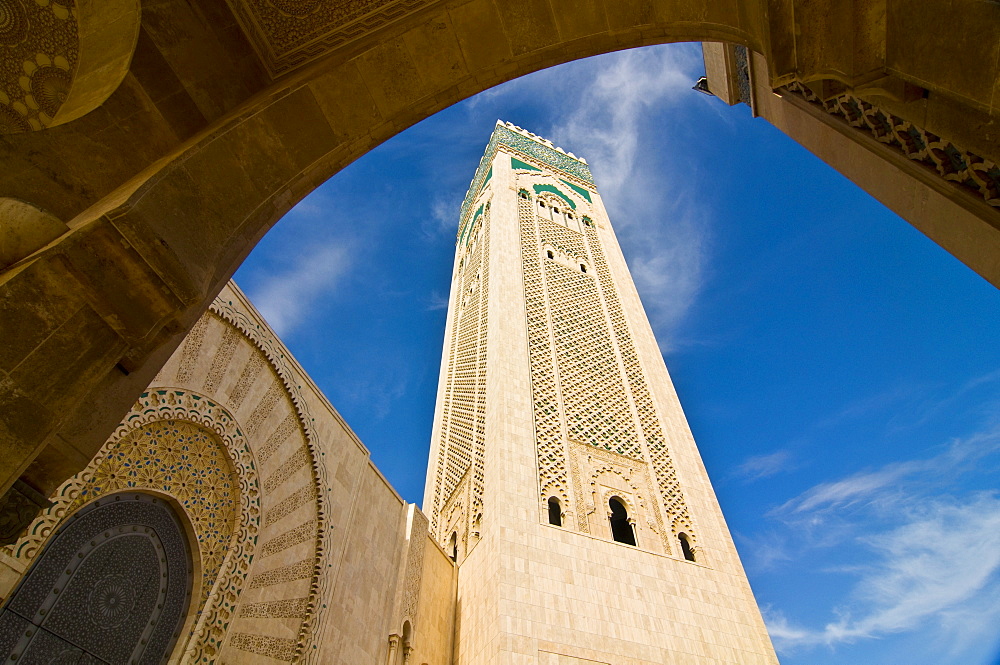 Hassan II Mosque, Casablanca, Morocco, North Africa, Africa