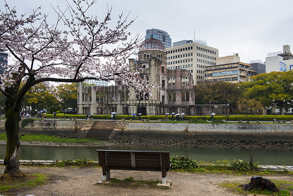 Atomic Bomb Dome (Genbaku Dome), Hiroshima Peace Memorial, UNESCO World Heritage Site, Hiroshima, Japan, Asia