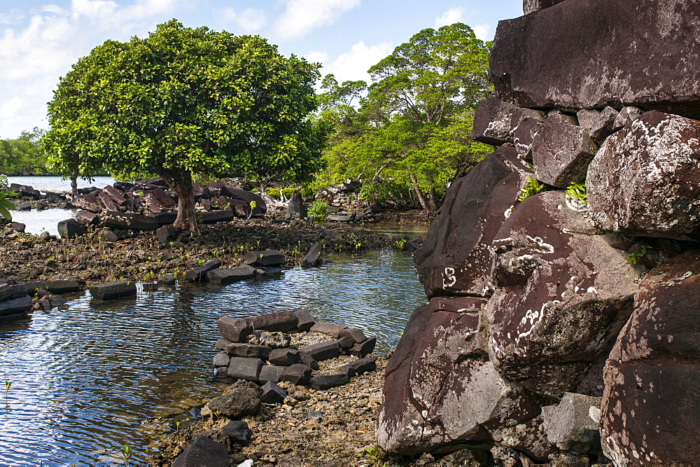 Ruined city of Nan Madol, Pohnpei (Ponape), Federated States of Micronesia, Caroline Islands, Central Pacific, Pacific 