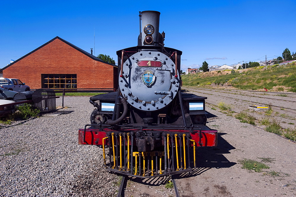 La Trochita, the Old Patagonian Express between Esquel and El Maiten in Chubut Province, Patagonia, Argentina, South America 