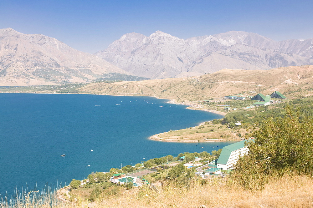 Chorvoq Reservoir at Ugam Chatkal National Park, Chimkar, Uzbekistan, Central Asia, Asia