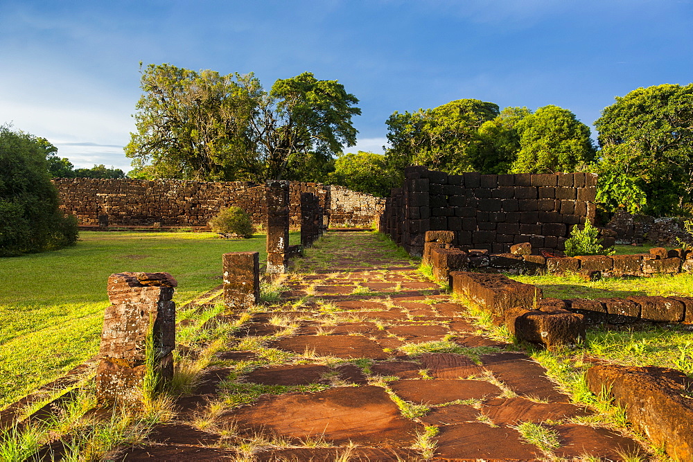 The Mission of San Ignacio Mini, UNESCO World Heritage Site, Argentina, South America 