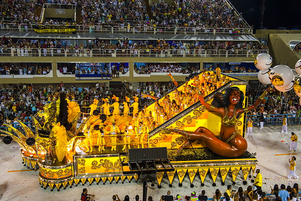 Samba Parade at the Carnival in Rio de Janeiro, Brazil, South America 