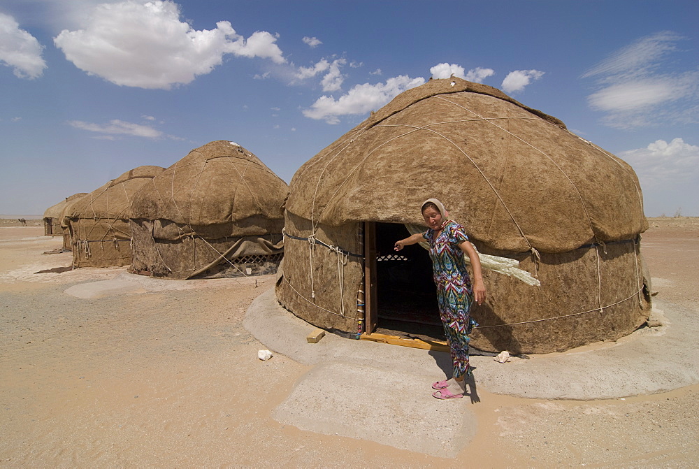 Ayaz Qala Yurt camp, Karakalpakstan, Uzbekistan, Central Asia, Asia